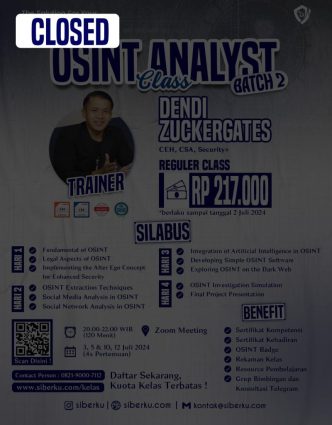 Web-Kelas OSINT Batch 2